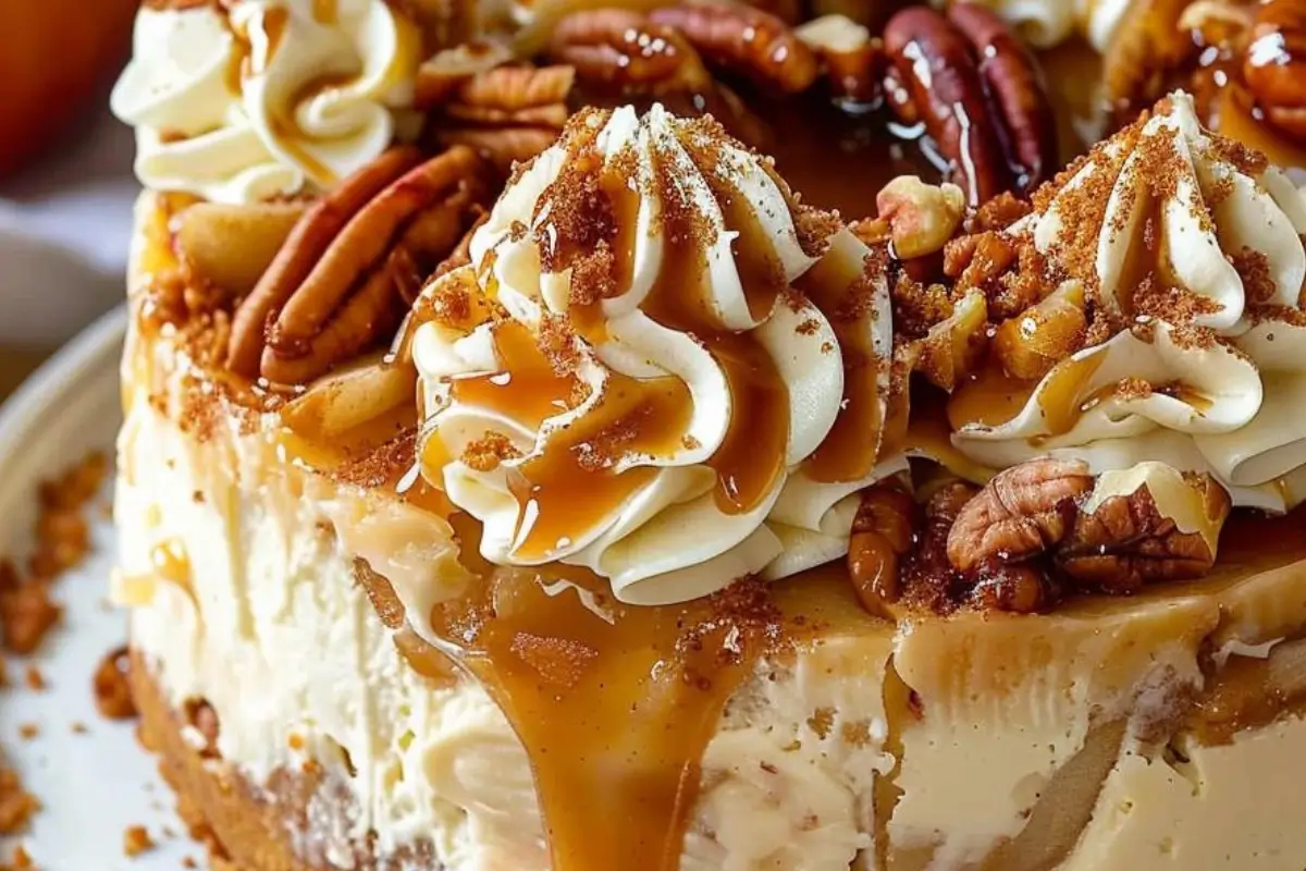 Caramel Apple Cheesecake