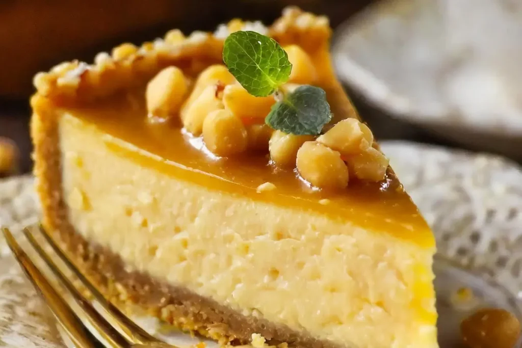 Loaded Butterscotch Cheesecake recipe