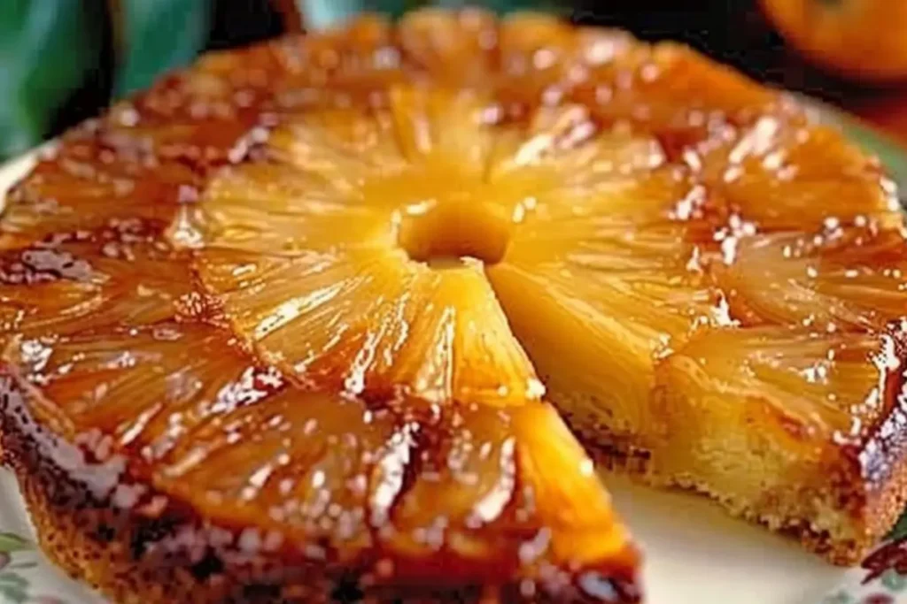 Jamaican Pineapple Upside-Down Cake