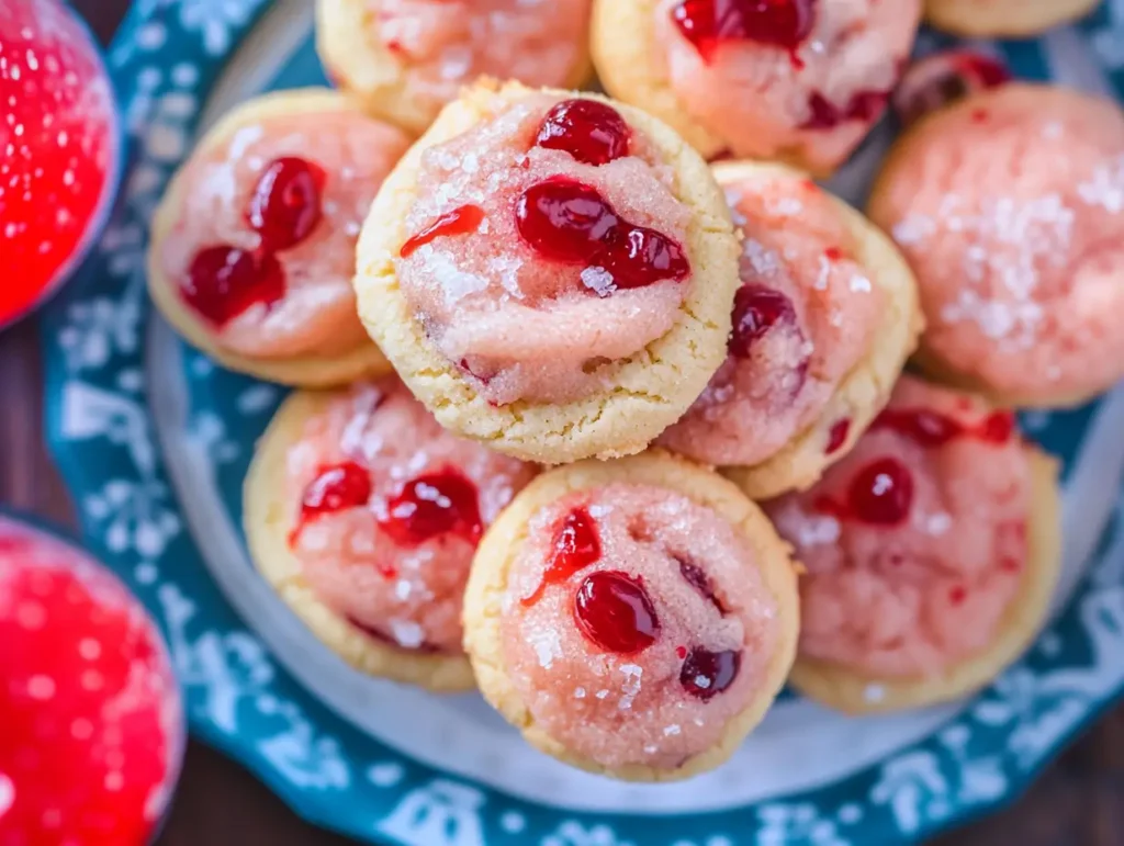 Cherry Almond Amish Sugar Cookies