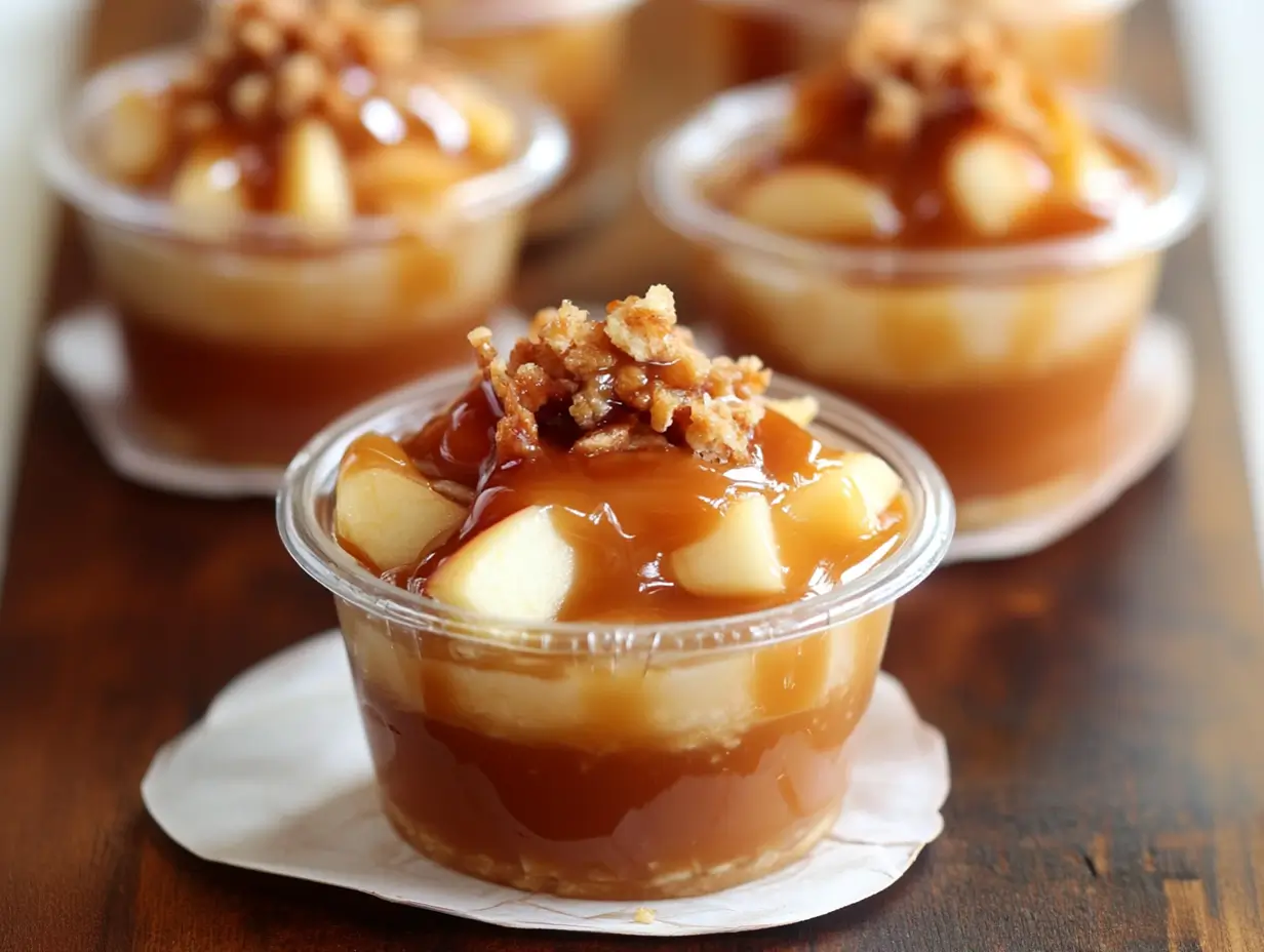 Caramel Apple Dessert Cups